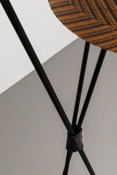 Lampa podłogowa CANNES TRIO - brązowy/czarny
