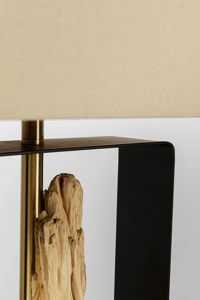 Lampa podłogowa NATURE STEM - biały/naturalny
