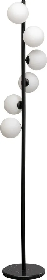 Lampa podłogowa SCALA BALLS - biały/czarny