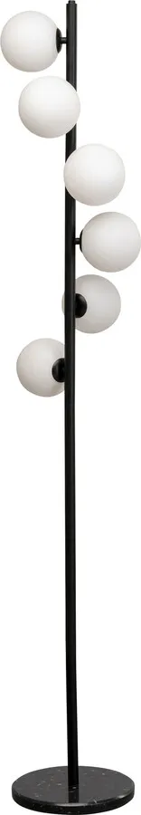 Lampa podłogowa SCALA BALLS - biały/czarny