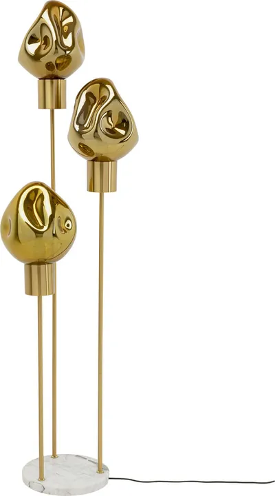 Lampa podłogowa SUPERNOVA AMBER - złoty