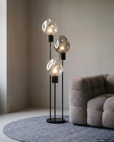 Lampa podłogowa SUPERNOVA SMOKY - dymiony