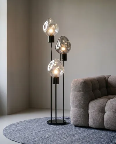 Lampa podłogowa SUPERNOVA SMOKY - dymiony