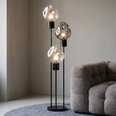 Lampa podłogowa SUPERNOVA SMOKY - dymiony