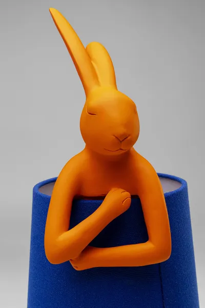 Lampa stołowa ANIMAL RABBIT 50 cm - pomarańczowy/niebieski