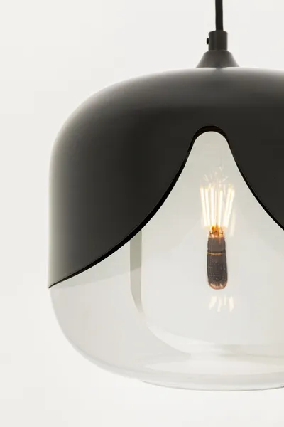 Lampa wisząca SMOKE GOBLET - czarny