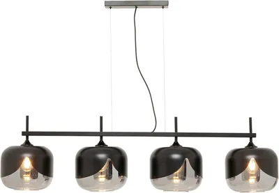 Lampa wisząca SMOKE GOBLET QUATTRO - czarny