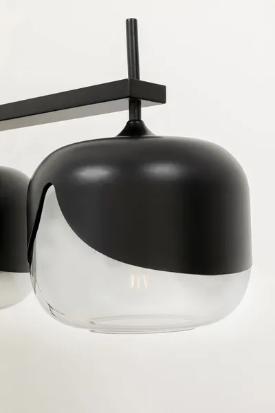 Lampa wisząca SMOKE GOBLET QUATTRO - czarny
