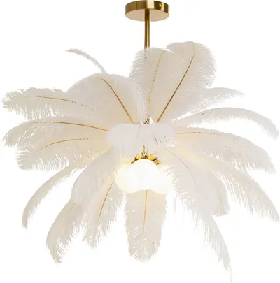 Lampa wisząca FEATHER PALM - biały