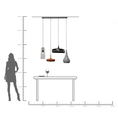 Lampa wisząca MELANGE DINGING - wielokolorowy