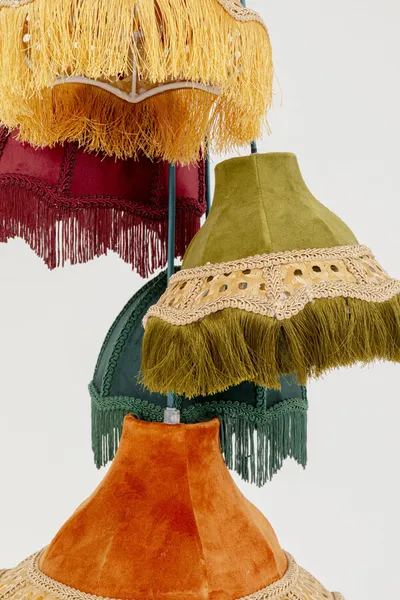 Lampa wisząca SALOON FRINGES 5 - wielokolorowy