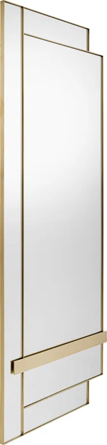 Lustro ścienne GIDEON 60x160 - złoty