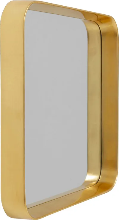 Lustro ścienne VINCENZA 63x63 - złoty