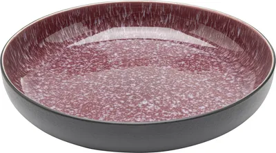 Miska ALISSA 23 cm 600 ml - czerwony/czarny