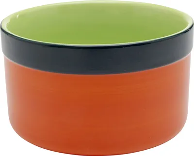 Miska CAPRI 350 ml - pomarańczowy/zielony