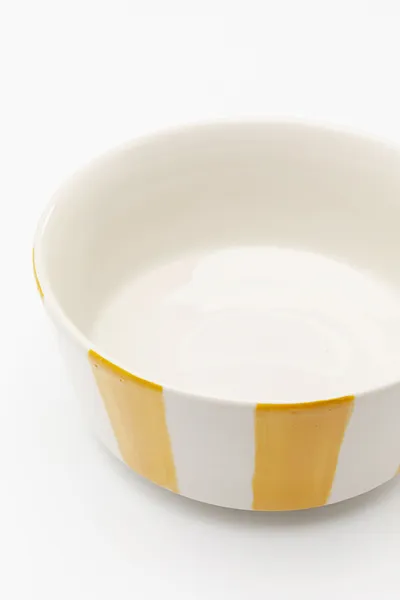 Miska COCINA STRIPES 600 ml - biały/żółty