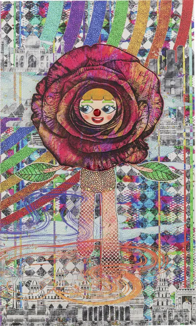 Obraz BLOSSOM GIRL 108x180