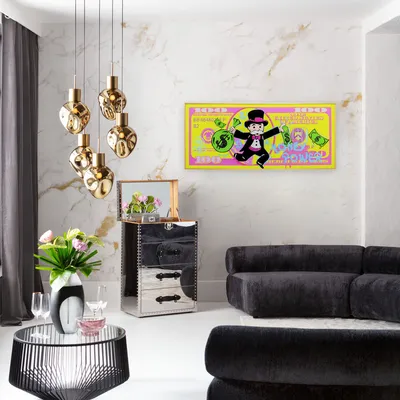 Obraz GRAFFITI MONEY 160x70