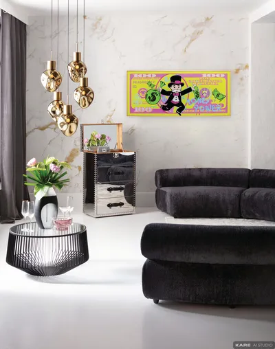 Obraz GRAFFITI MONEY 160x70