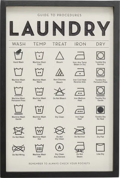 Obraz LAUNDRY 41x61
