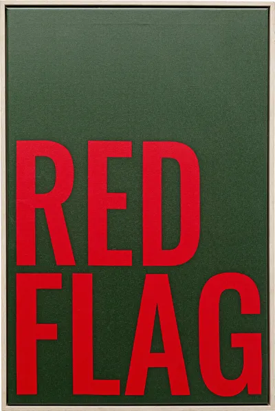 Obraz RED FLAG 40x60