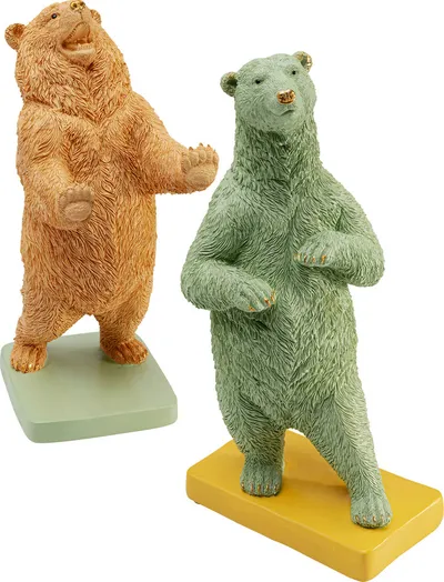 Podpórki na książki BEAR PARTY - pomarańczowy/zielony