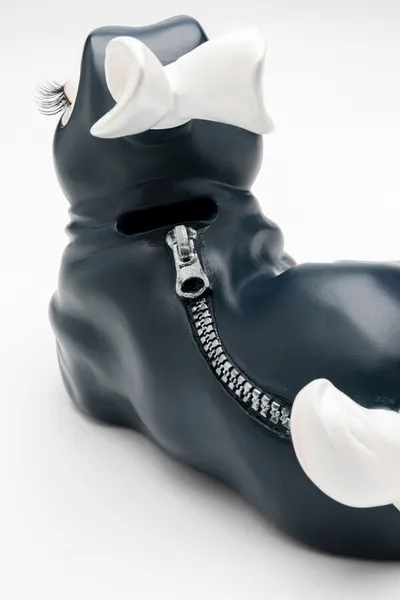 Skarbonka FETISH BUNNY - ciemny niebieski
