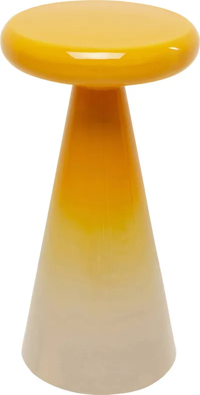 Stolik pomocniczy okrągły RICI COLORE 30 cm - żółty