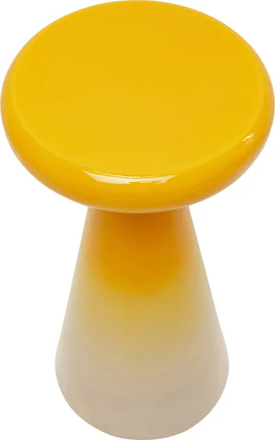 Stolik pomocniczy okrągły RICI COLORE 30 cm - żółty