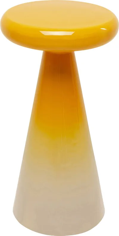 Stolik pomocniczy okrągły RICI COLORE 30 cm - żółty