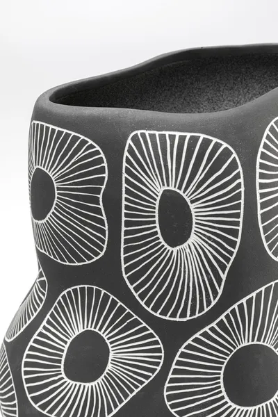Wazon ANEMONE 33 cm - szary