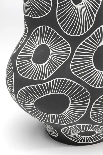 Wazon ANEMONE 33 cm - szary