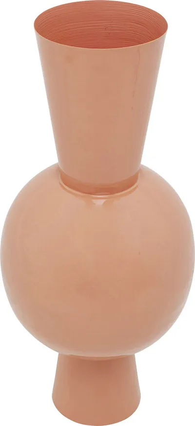 Wazon stalowy BLOW 83 cm - brzoskwiniowy