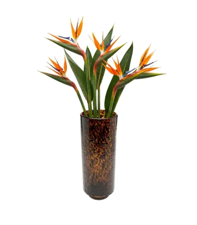 Wazon szklany CARAMEL 37 cm - brązowy
