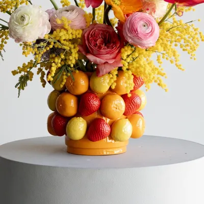Wazon FRUIT PARADE 20 cm - wielokolorowy