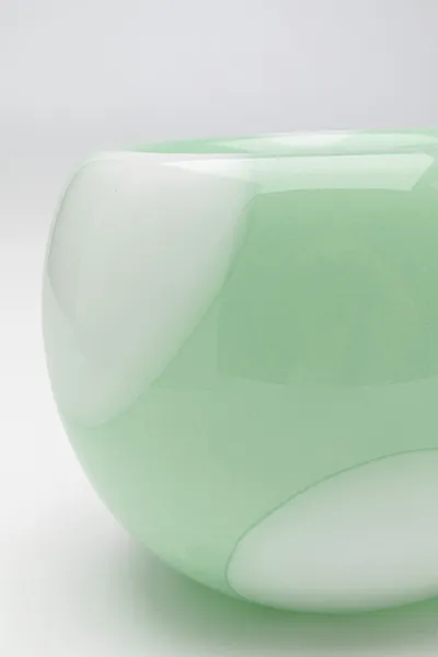 Wazon szklany PUNTI 15 cm - zielony