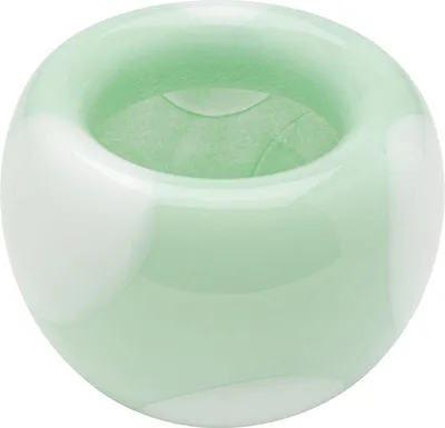 Wazon szklany PUNTI 15 cm - zielony