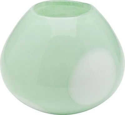 Wazon szklany PUNTI 20 cm - zielony