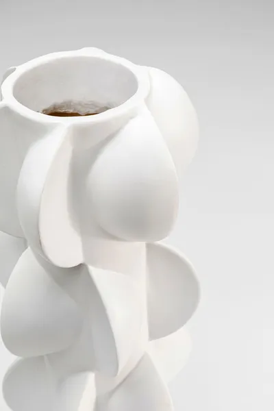 Wazon z porcelany VIENTO 35 cm - biały