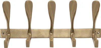 Wieszak ścienny SPOON - złoty