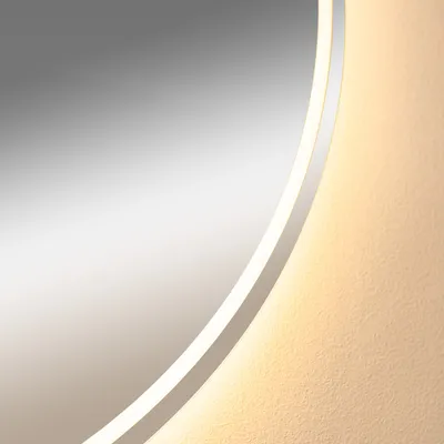 Lustro okrągłe z podświetleniem LED D3004-80 - lustrzany