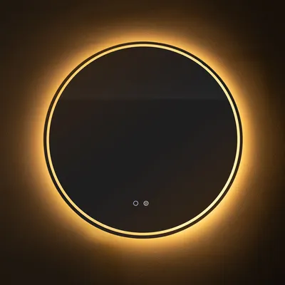 Lustro okrągłe z podświetleniem LED D3004-80 - lustrzany