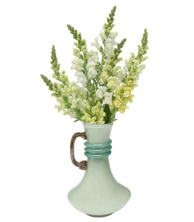 Wazon szklany SINA 25 cm - zielony
