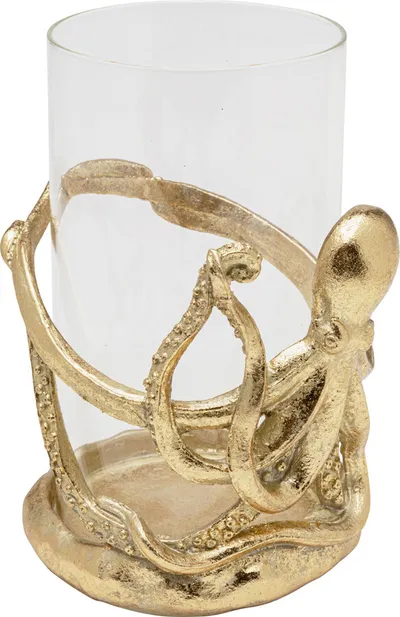 Świecznik OCTOPUS - złoty
