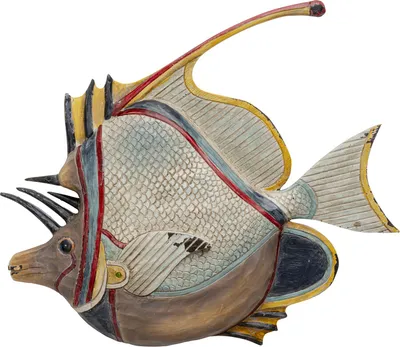 Dekoracja ścienna FISHY 29 cm - wielokolorowy
