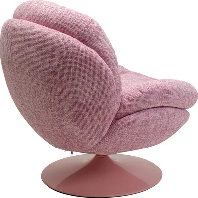 Fotel obrotowy COSY - różowy