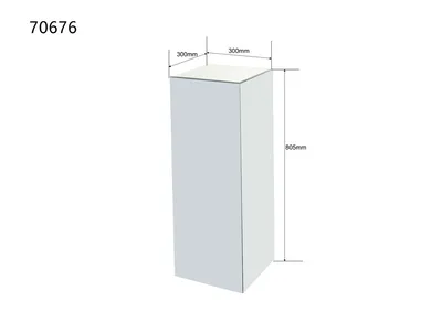 Postument LUXY 80 cm - lustrzany