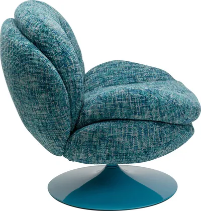 Fotel obrotowy COSY - niebieski