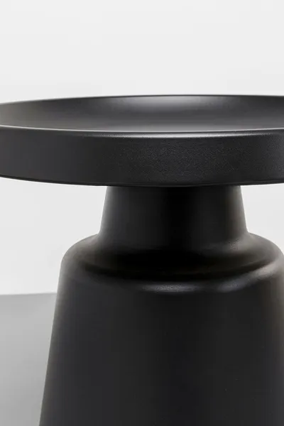 Stolik boczny okrągły LIMA 50 cm - czarny