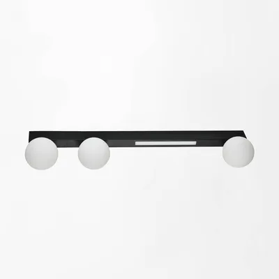 Lampa sufitowa LUND W231102-3 - czarny